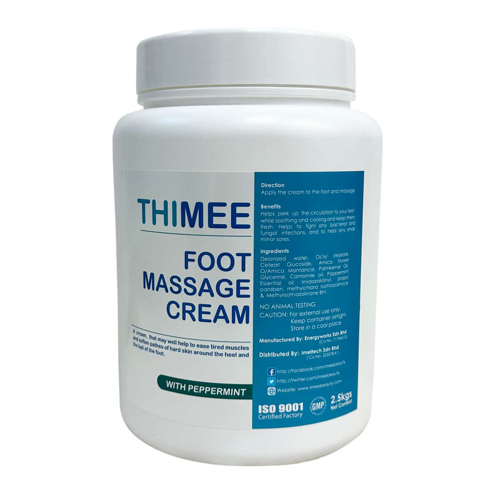 Thimee Foot Massage cream with Peppermint